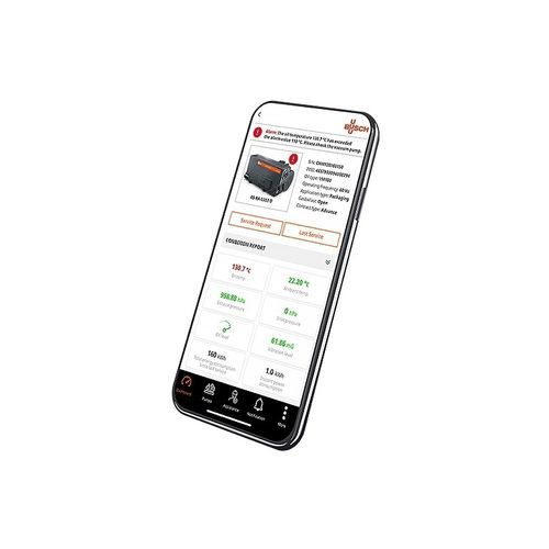 Aplicación para móviles de monitorización - Busch Vacuum Solutions - médica