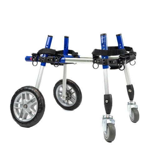 Silla de ruedas veterinaria para perros - Walkin’ Wheels Full Support/4-Wheel SMALL - Walkin' Pets