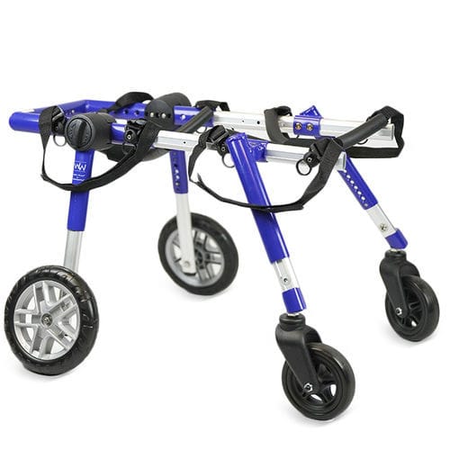 Silla de ruedas veterinaria para perros - Walkin’ Wheels Full Support/4-Wheel MEDIUM - Walkin' Pets