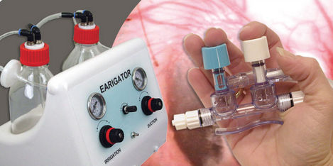 Sistema de gestión de fluidos de irrigación y aspiración - Otopet USA - para endoscopia