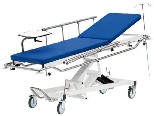 Carro camilla de emergencia - CC.20.000H - Orla Equipamientos Clínicos - de traumatología / hidráulico / de altura variable
