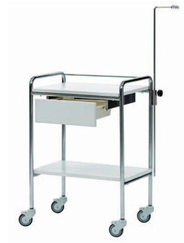 Carro para apósitos - MA.22.529I - Orla Equipamientos Clínicos - auxiliar / con cajón / 1 cajón