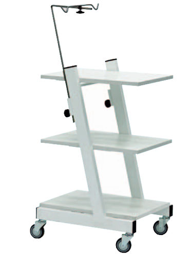 Carro para dispositivos médicos - CE.31.300P - Orla Equipamientos Clínicos - para transporte / 3 bandejas