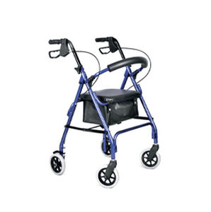 Andador con ruedas con 4 ruedas - HC0504 - CA-MI - marco de aluminio / con asiento / con canasta