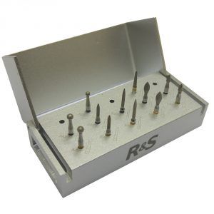 Kit de instrumentos para restauración dental - 108-700 - R&S - para acabado dental / para pulido dental
