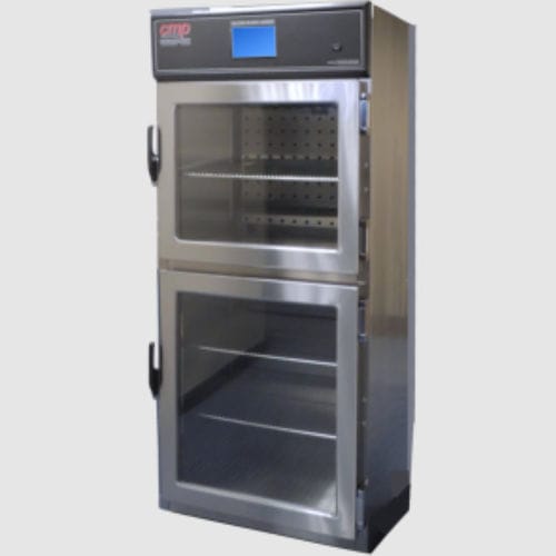 Armario calefactado - DSW-2AE - Continental Metal Products - de hospital / con estante / de acero inoxidable