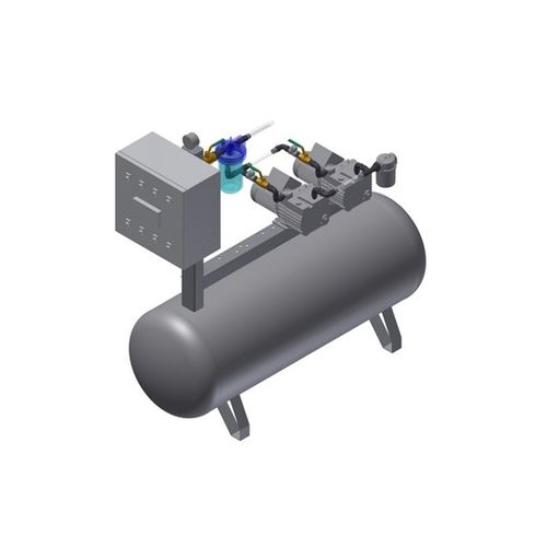 Sistema de vacío médico - MEDEVICE 2X12 PBO - Bgs General Srl - de paletas / manual / lubricado