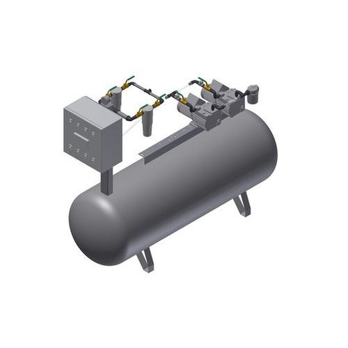 Bomba de vacío médica - MEDEVICE 2X12 PBO + FBD150 - Bgs General Srl - de paletas / lubricada