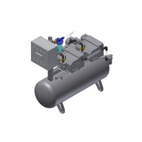 Bomba de vacío médica - MEDEVICE 2X41 PBO - Bgs General Srl - de paletas / lubricada