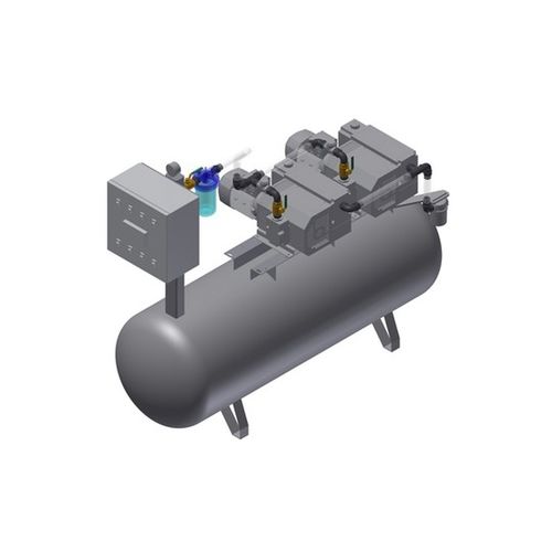 Sistema de vacío médico - MEDEVICE 2X41 PBO - Bgs General Srl - de paletas / manual / lubricado