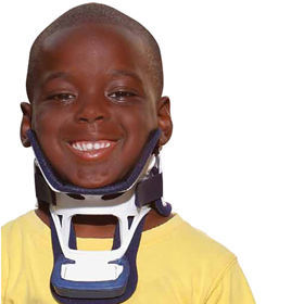 Collarín cervical rígido - Protunix - C4 / con abertura de traqueotomía / pediátrico