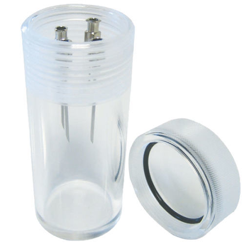 Contenedor de agujas - PLEXIGLAS - Génia - para riesgo biológico / apto para autoclave