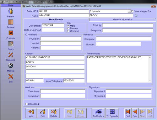 Software de importación - 3020-P-7036 - Keeler - para la importación de ficheros / de captura / de impresión