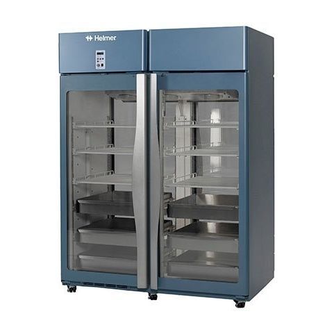 Refrigerador de farmacia - HPR456 - Helmer Scientific - de tipo armario / con ruedas / con 2 puertas