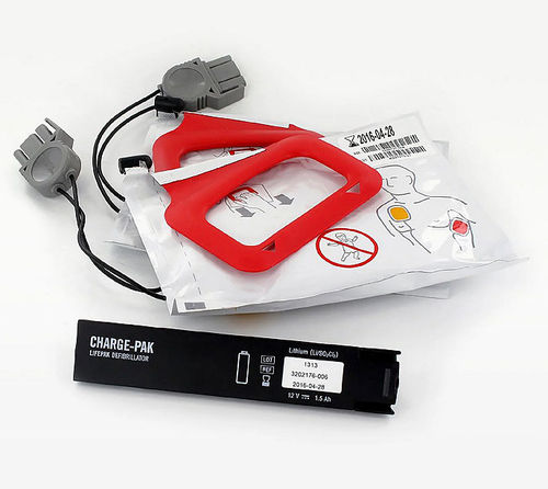 Electrodo para desfibrilador - 11101-000021 - Stryker Emergency Care - de un solo uso