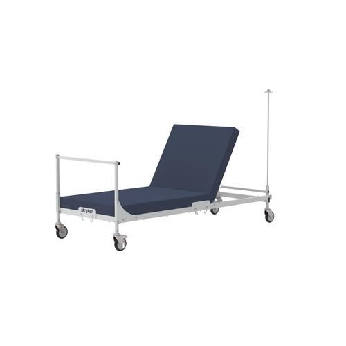 Camilla de emergencia - Stryker Emergency Care - con ruedas / con respaldo regulable