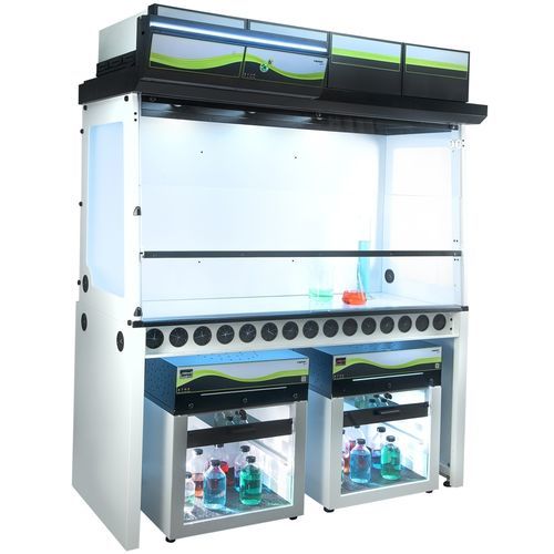 Armario para productos químicos - 822 - Labscape - de laboratorio / con puerta / móvil