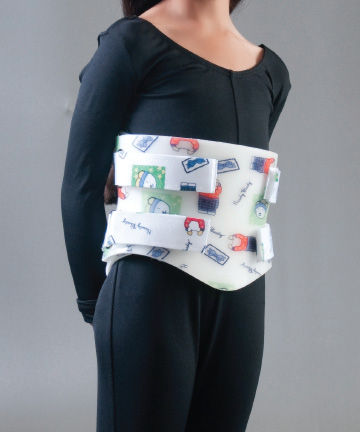 Corsé de sujeción sacro-lumbar - Bivalve - Optec USA - pediátrico / para lordosis