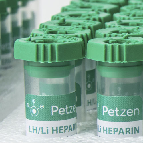 Tubo de extracción veterinario - Petzen  - Everest Tecnovet - de laboratorio / cilíndrico / de sangre
