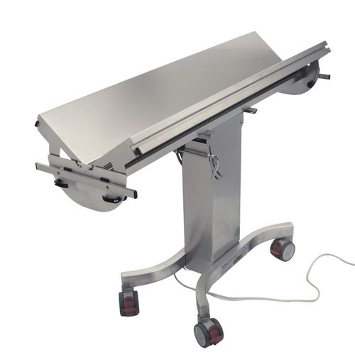 Mesa de operaciones veterinarias eléctrica - ATLAS - Everest Tecnovet - para animales pequeños / con altura regulable / con plataforma en V
