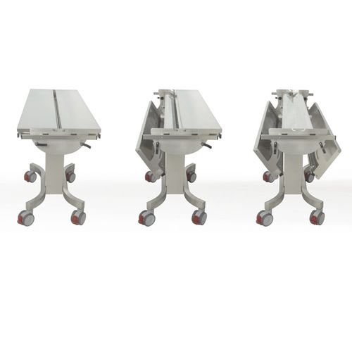 Mesa de operaciones veterinarias hidráulica - ATLAS - Everest Tecnovet - para animales de compañía / con altura regulable / con plataforma en V