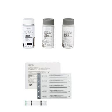 Tira de prueba multiparamétrica - AUTION  - Arkray - de microalbúmina / de creatinina / para metabolitos urinarios