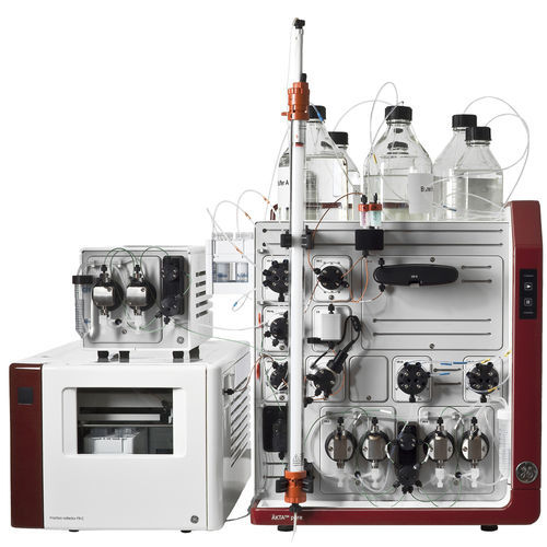 Sistema de cromatografía de líquida - ÄKTA pure™ - GE Healthcare Life Sciences - de purificación de proteínas / UV / modular