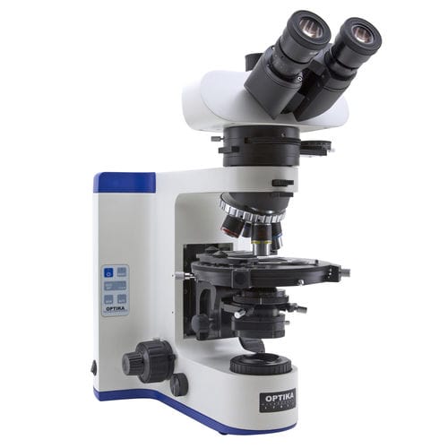 Microscopio óptico - B-1000POL - Optika Italy - de laboratorio / recto / trinocular