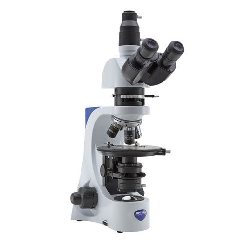Microscopio óptico - B-383POL - Optika Italy - de laboratorio / recto / trinocular