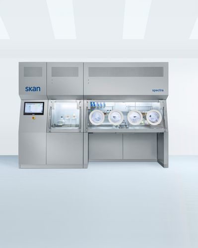 Aislador de producción - spectra - Skan - para laboratorio farmacéutico / para terapia celular / para control de calidad