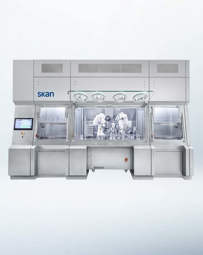 Sistema de llenado y sellado de medicamentos - Cellana XL1 - Skan - para la industria farmacéutica / de frascos / totalmente automático