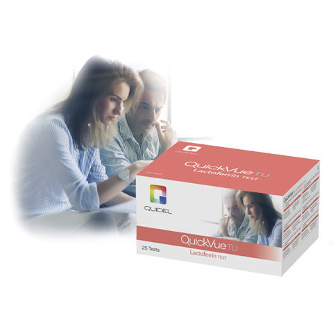 Kit de prueba de enfermedades gastrointestinales - QuickVue® - Quidel - para enfermedades inflamatorias del intestino / de lactoferrina / de heces