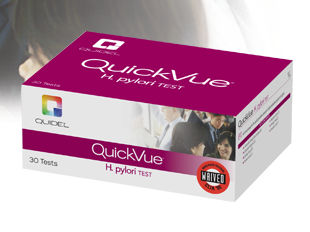 Prueba rápida de enfermedades gastrointestinales - QuickVue® - Quidel - de IgG / Helicobacter pylori / de suero