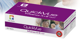 Prueba rápida de gripe - QuickVue® - Quidel - de influenza A / de influenza B / nasal