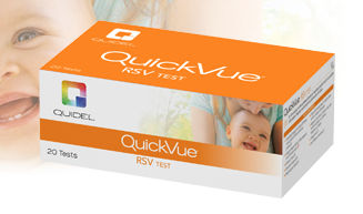 Prueba rápida de enfermedades respiratorias - QuickVue® - Quidel - para antígenos / de virus respiratorio sincitial / nasal