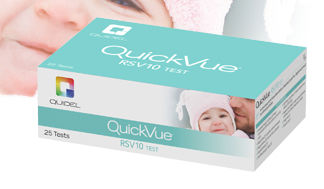 Prueba rápida de enfermedades respiratorias - QUICKVUE™ RSV10 - Quidel - de virus respiratorio sincitial / nasofaríngea / de inmunoanálisis
