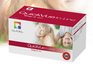 Prueba rápida para enfermermedades infecciosas - QuickVue® - Quidel - de estreptococo A / de garganta / CLIA