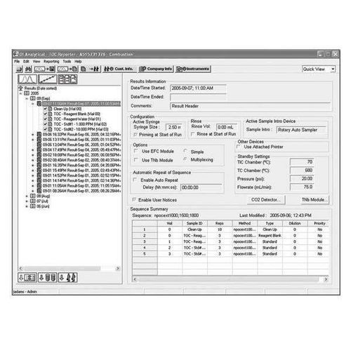Software de análisis - ATOC  - OI Analytical - de gestión / de control / para informes