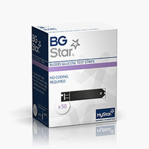 Tira de prueba de diabetes - BGStar® - Sanofi Diabetes - de glucemia / de sangre