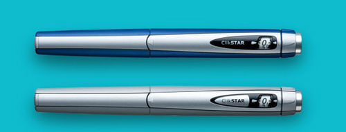 Pluma disparadora de lancetas de insulina - ClikSTAR® - Sanofi Diabetes - reutilizable