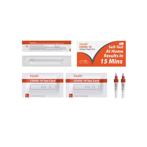 Kit de prueba para COVID-19 - iHealth - de gripe / SARS-COV-2 / nasal