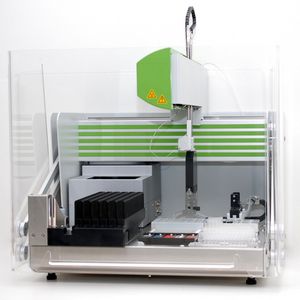Sistema de preparación de muestras robotizado - e-Robot2 - GSG Robotix - de laboratorio / para prueba ELISA / IFA