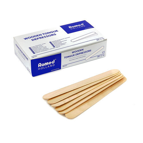 Depresor lingual de madera - TS-100 - Romed Holland