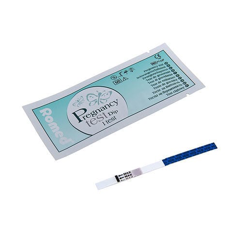 Prueba rápida de embarazo - PT-DIP1000 - Romed Holland - de hCG / de orina