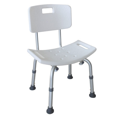 Silla de ducha con respaldo - BAT-01  - Romed Holland - de altura variable