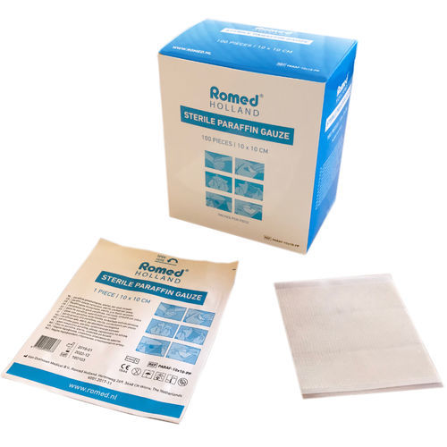 Compresa de gasa estériles - PARAF-10X10-PP - Romed Holland