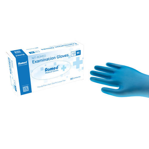 Guante médico - NITROM-810 - Romed Holland - sin polvo / L / caja de 100