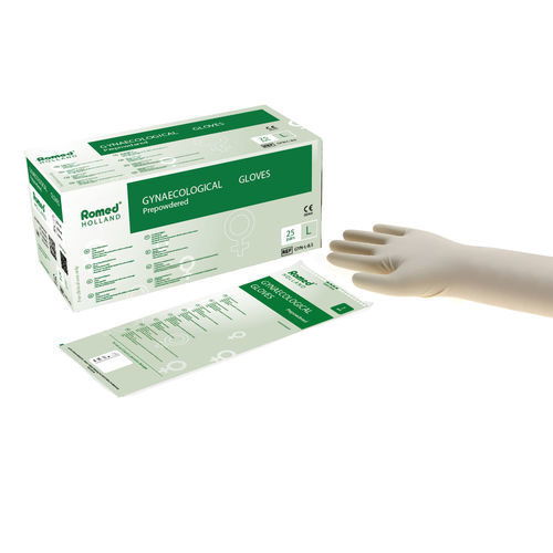 Guante de ginecología - GYN-L-8.5 - Romed Holland - estéril / L / caja de 25
