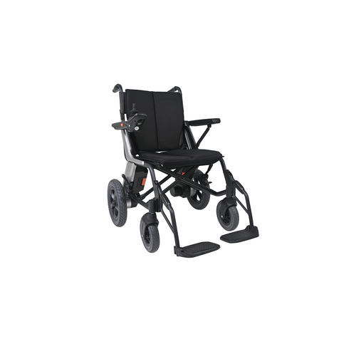 Silla de ruedas eléctrica - WHE-POWER-FOLD - Romed Holland - de interior / plegable / con reposabrazos
