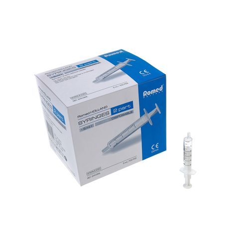 Jeringa 20 ml - SYR-20ML - Romed Holland - estériles / de 2 piezas / sin aguja